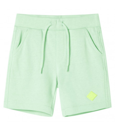 Kids' Shorts with Drawstring Bright Green 104
