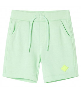 Kids' Shorts with Drawstring Bright Green 116