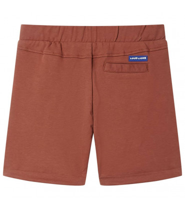 Kids' Shorts with Drawstring Brown 116