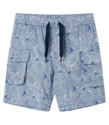 Kids' Shorts with Drawstring Dark Blue 104