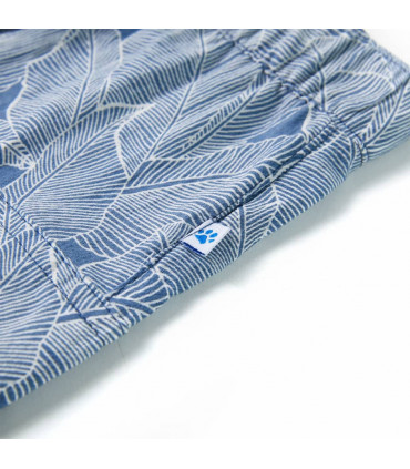 Kids' Shorts with Drawstring Dark Blue 128