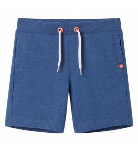 Kids' Shorts with Drawstring Dark Blue Melange 104