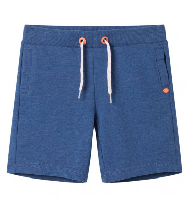 Kids' Shorts with Drawstring Dark Blue Melange 92