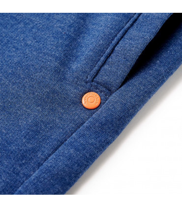 Kids' Shorts with Drawstring Dark Blue Melange 92