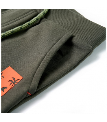 Kids' Shorts with Drawstring Dark Khaki 140