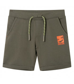 Kids' Shorts with Drawstring Dark Khaki 92