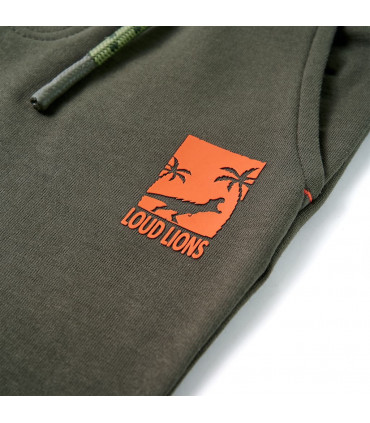 Kids' Shorts with Drawstring Dark Khaki 92