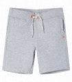 Kids' Shorts with Drawstring Grey 128