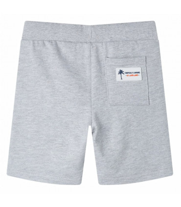 Kids' Shorts with Drawstring Grey 128