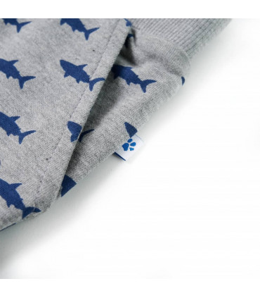 Kids' Shorts with Drawstring Light Grey Melange 128