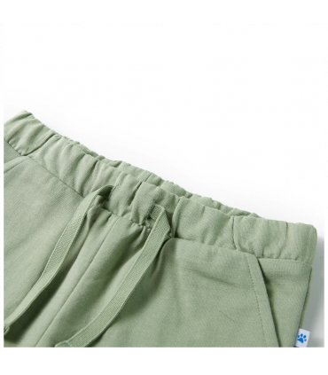 Kids' Shorts with Drawstring Light Khaki 116