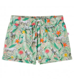 Kids' Shorts with Drawstring Light Khaki 128