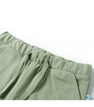 Kids' Shorts with Drawstring Light Khaki 128