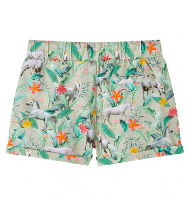 Kids' Shorts with Drawstring Light Khaki 140