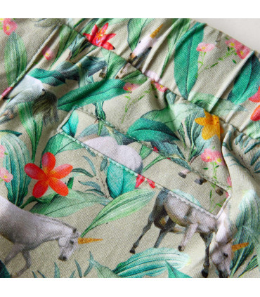 Kids' Shorts with Drawstring Light Khaki 140