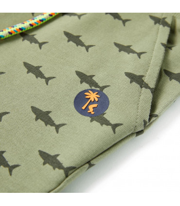 Kids' Shorts with Drawstring Light Khaki 140