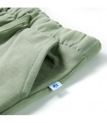Kids' Shorts with Drawstring Light Khaki 140