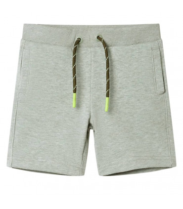 Kids' Shorts with Drawstring Light Khaki Melange 92