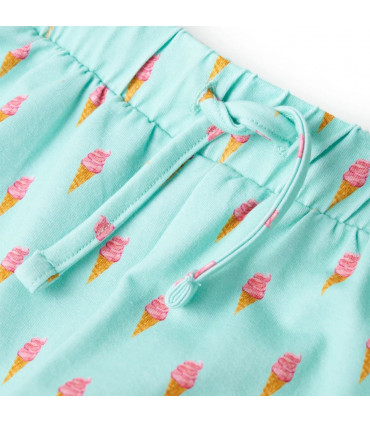 Kids' Shorts with Drawstring Light Mint 128