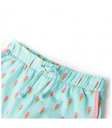 Kids' Shorts with Drawstring Light Mint 140