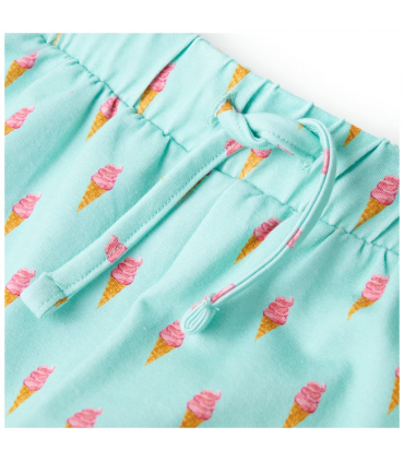 Kids' Shorts with Drawstring Light Mint 140