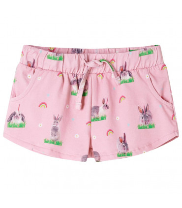 Kids' Shorts with Drawstring Light Pink 104