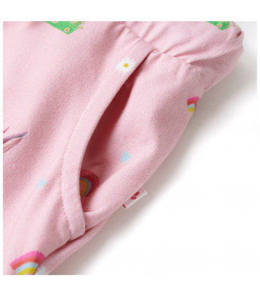 Kids' Shorts with Drawstring Light Pink 116
