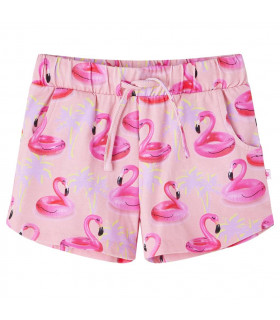 Kids' Shorts with Drawstring Light Pink 128