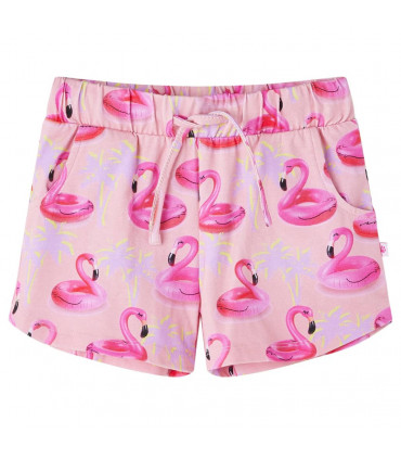 Kids' Shorts with Drawstring Light Pink 128