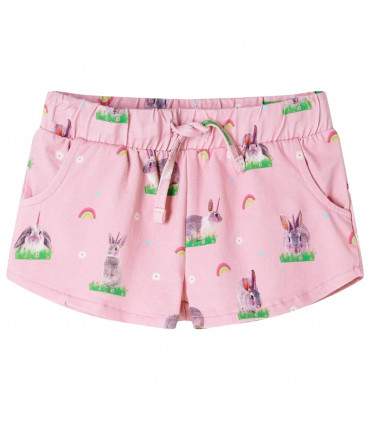 Kids' Shorts with Drawstring Light Pink 140