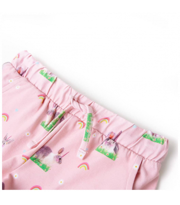 Kids' Shorts with Drawstring Light Pink 140