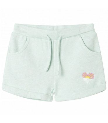 Kids' Shorts with Drawstring Mixed Light Mint 140