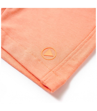 Kids' Shorts with Drawstring Neon Orange 128