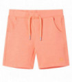Kids' Shorts with Drawstring Neon Orange 140