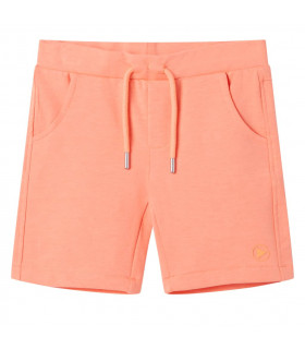 Kids' Shorts with Drawstring Neon Orange 92