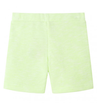 Kids' Shorts with Drawstring Neon Yellow 92