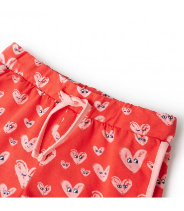 Kids' Shorts with Drawstring Red 140