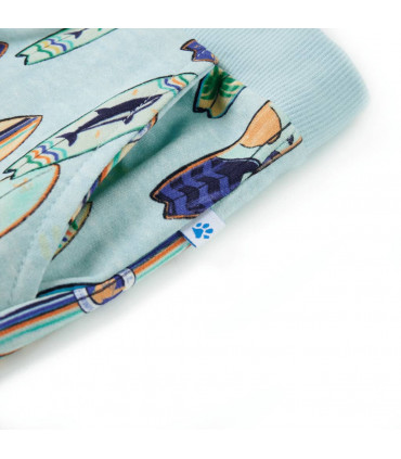 Kids' Shorts with Drawstring Soft Blue Melange 104