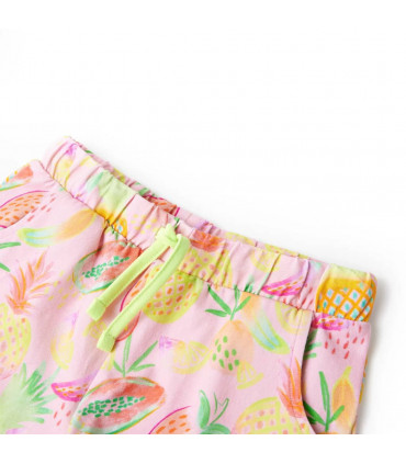 Kids' Shorts with Drawstring Soft Pink 116