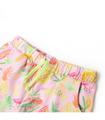 Kids' Shorts with Drawstring Soft Pink 140