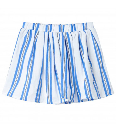 Kids' Skirt Cobalt Blue and White 128