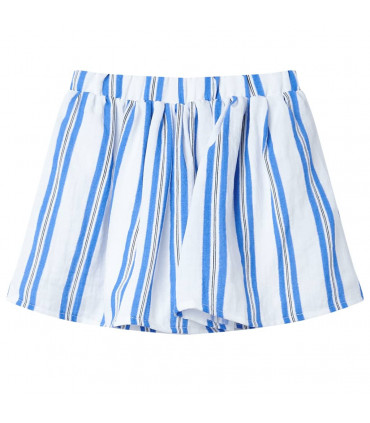 Kids' Skirt Cobalt Blue and White 140