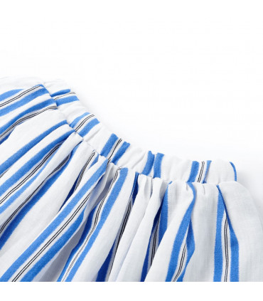 Kids' Skirt Cobalt Blue and White 140