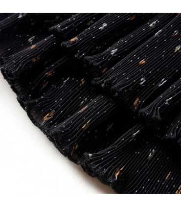 Kids' Skirt Tiered Ruffle Design Black 116