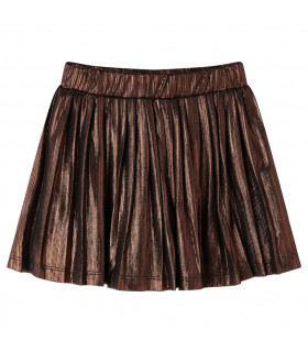 Kids' Skirt with Glitters Cognac 104