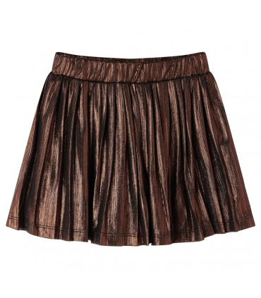 Kids' Skirt with Glitters Cognac 116
