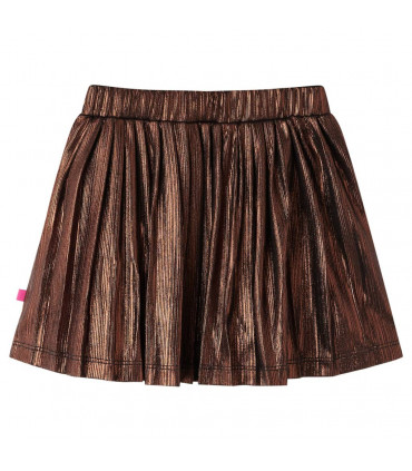 Kids' Skirt with Glitters Cognac 116