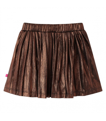 Kids' Skirt with Glitters Cognac 92