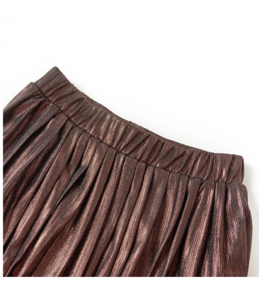 Kids' Skirt with Glitters Cognac 92
