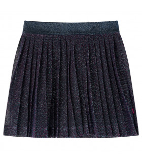 Kids' Skirt with Glitters Navy Blue 104